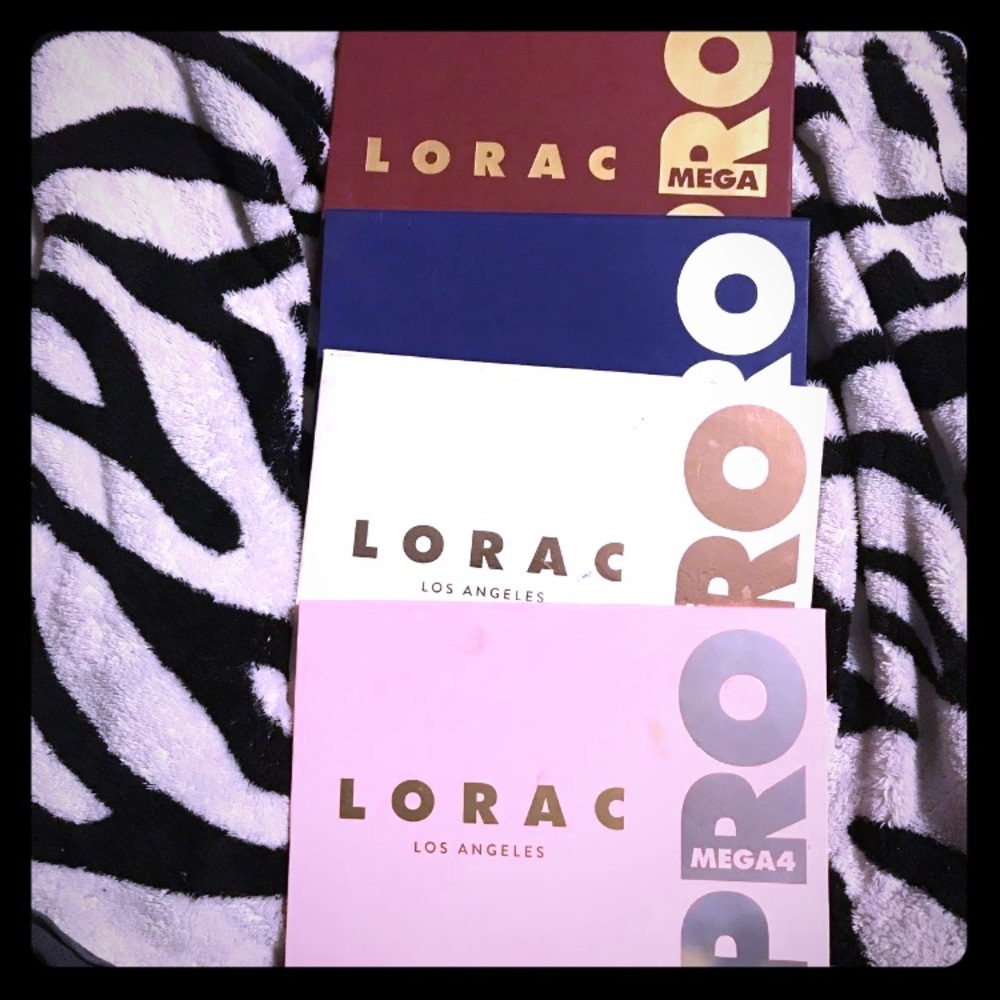 Lorac mega pro palettes all four
